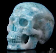Dec 8, 2014 ACSAD (A Crystal Skull a Day) - Land, Sea, and Sky - Larimar Carved picture