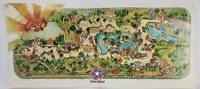 ULTRA RARE 1978 Libertyland Amusement Park Souvenir Map Memphis - 20.5