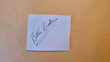 BILLIE BURKE SIGNED SCRAPBOOK PAGE CUT AUTOGRAPH - WIZARD OF OZ GOOD WITCH picture
