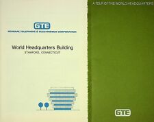 1973 GTE World Headquarters Building Grand Opening 2 Brochures Stamford Conn-E6M picture