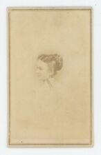 Antique CDV Circa 1860s Stunning Portrait of Beautiful Woman Hawes Boston, MA picture