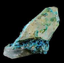 Minerals - New - Extremely Rare Association By Quartz With Chrysocolla - Peru picture