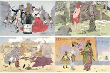 BULTEAUX CHAMPAGNE ADVERTISING ARTIST MORIN, 13 Vintage Postcards (L7205) picture