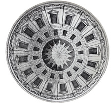 FORNASETTI MILANO Made in Italy Architecture Porcelain 12.5