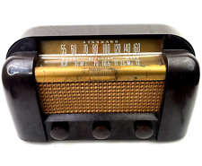 1946 RCA Victor Model 66X1 6 Tube Shortwave Broadcast Radio Tabletop Brown Case picture