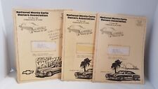 National Monte Carlo Owners Association Magazines 1992 Vintage (3) picture