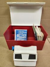 VINTAGE GAF Red & White View-Master  + Slides AND Plastic Viewfinder Case picture