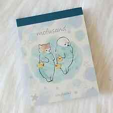 Mofusand Kitty Seal Mini Memo Pad Japan Kawaii Stationery Collectible Gifts picture