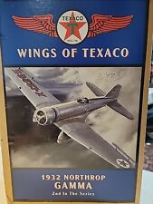 1992 ERTL WINGS OF TEXACO AIRPLANE MODEL 1932 NORTHROP GAMMA 2ND WRITING ON BOX picture