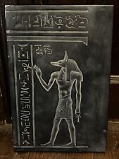 Ceremonial Relief Carved Black Basalt Taho Imhotep Egyptian “Life”Alva 1991 VTG picture