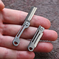 25Pcs Mini Folding Knife Stainless Steel Blade Pocket Knife Keychain Parcel picture