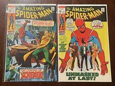 Amazing Spider-Man Lot #83 & #87 1970 John Romita 1st App The Schemer, Kingpin picture