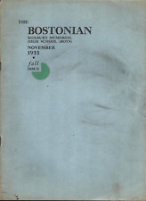 1933 ROXBURY MEMORIAL HIGH SCHOOL (BOYS) monthly student magazine THE BOSTONIAN picture