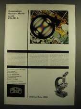 1966 Carl Zeiss Microscope Ad - Polarization Routine Microscope Polmi A picture