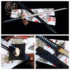 Unique Japanese samurai sword ninja katana manganese steel straight knife#0011 picture