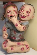 Spirit Halloween 2014 Double Trouble Zombie Baby RARE HARD 2 FIND Life Like Size picture