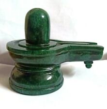 Green Jade Shivling For Calm & Peaceful Mind 2 Kg (10000 carat) picture