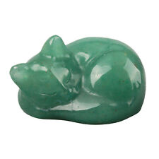 Crystals Cat Figurines Hand Carved Gemstone Cat Sleeping Cat Statues For Offices picture