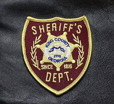 The Walking Dead King County Georgia Sheriff's Department Embroidered Patch  picture