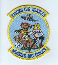 561st TFS CHICKS DIG WEASELS patch picture