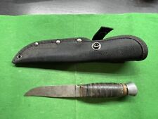 Rare & HTG Vintage Mibro Brand Solingen Germany Stacked Leather Hunting Knife picture