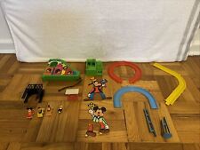 Illco Disney MICKEY MOUSE FUN CASTLE ROLLER COASTER Toy Set - Incomplete READ picture