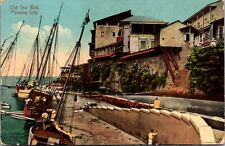 Postcard Old Sea Wall in Panama City picture