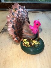Byers Choice Carolers Thanksgiving Day Turkey Feather Figurine on Base 2008 picture