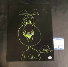TOMMY CHONG SIGNED AUTHENTIC AUTOGRAPH HAND DRAWN ART SKETCH BAS BECKETT COA  3 picture