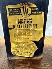 Antique Vintage CWC Pyn-o-cide Pine Oil Disinfectant  Cortes Ward Company 1950s picture