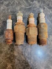 4 CHAMPION SPARK PLUGS X D-23 H10 For Collector Used Very Rusted Poor Cond  picture