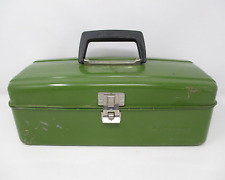 Vintage Union Tool Tackle Box Green Metal picture