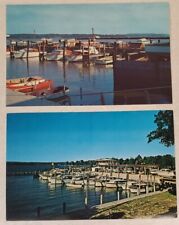 Vintage Chesapeake Bay Postcard Lot - Maryland Boat Yard & Basin McDaniel's picture