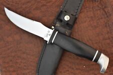 VINTAGE CASE XX USA 1965-1969 BLACK DELRIN FIXED BLADE HUNTING KNIFE 223-5 15044 picture