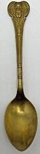 Vintage Wm Rogers Oneida Spoon Egyptian Revival Scarab Gold Color picture