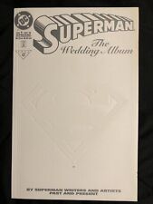 Superman: The Wedding Album #1 (1996, DC) White Embossed Cover picture