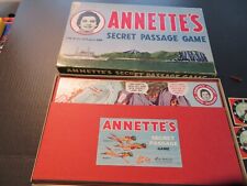 Vintage ANNETTE'S SECRET PASSAGE Disney Board Game 1958 Parker Brothers picture
