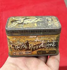 Vintage Cook Co High Speed Ring Travellers Litho Tin Box TB887 picture