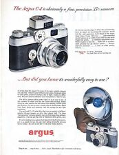 1956 Argus C-4 Camera Vintage Print Ad Precision 35mm Easy To Use  picture