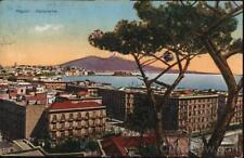 Italy 1931 Naples Panorama Postcard 5 mills, 5 stamp Vintage Post Card picture