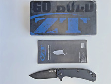 Zero Tolerance ZT 0566BW Hinderer Folding Knife S35VN USA 2017 picture