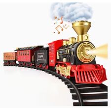 Classic Train Set - Electric Train Toy for Boys Girls W/ Smoke, Lights & Sounds picture