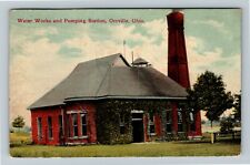 Orrville OH-Ohio, Water Works and Pumping Station, c1913 Vintage Postcard picture