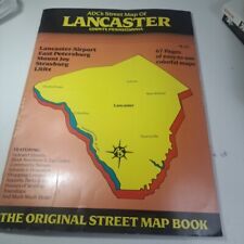 ADCs Street Map of Lancaster County Pennsylvania 8th Edition Book 1992 Vintage picture