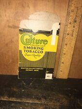 VINTAGE CULTURE CRUSH CUT SMOKING TOBACCO BOX picture