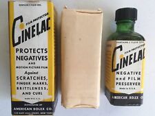 Cinelac Protection Bolex Negative & Film Preserver Bottle/Box 1950's-1960's Vtg. picture