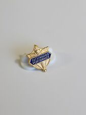 Outstanding Performance Recognition Award Lapel Pin Small Blue & Gold Color picture