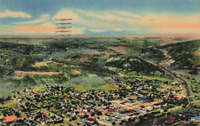 Raton NM New Mexico, Aerial View, Raton Pass, Vintage Postcard picture