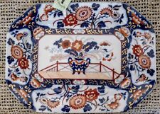 ASHWORTH English Ironstone Dish/Platter Real Large Beautiful Design 1860's Nice picture