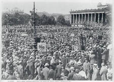 Antiwar demonstration in Berlin July 1922 1922 OLD PHOTO picture